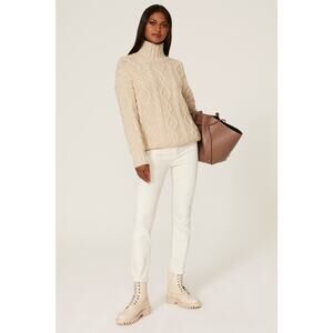 Vanessa Bruno Sahel Cable Knit Turtleneck Sweater